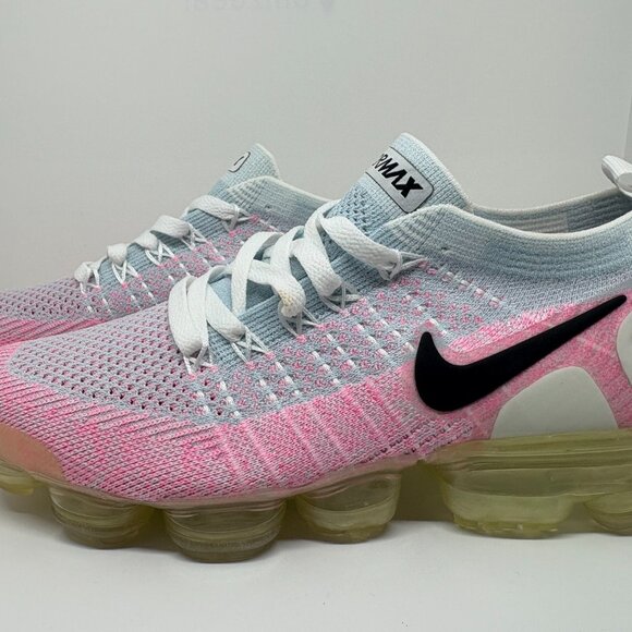 Women's Nike Vapormax - Pink, Blue, and White - Picture 5 of 7